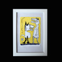 S.T. Pennarello su carta  -Dim. 20x30cm D001