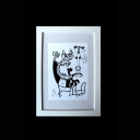 S.T. Pennarello su carta  -Dim. 20x30cm D005